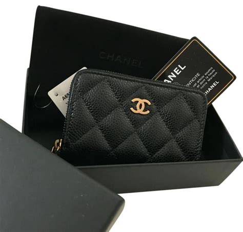 chanel zip coin purse and card holder|chanel coin purse wallet.